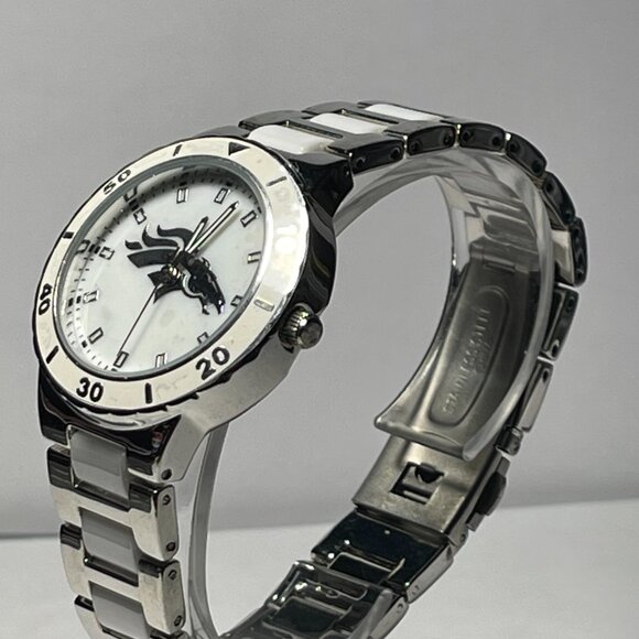 Denver Broncos NFL Stainless-Steel Women's PEARL Watch by Game Time NEW - Picture 2 of 8